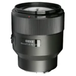 Meike 85mm F1.8 lens showing focus and aperture rings