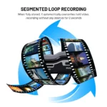 Mini HD camera showing PoE wired connectivity