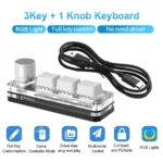 Mini Macro Mechanical Keyboard RGB with 3 Photoshop Keys - Image 2