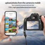 Mini TF Micro SD card reader with Type-C interface and aluminum body