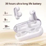 Side view of Monster AC601 OWS wireless Bluetooth earphones