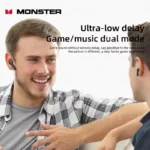 Charging case for Monster GT06 wireless earphones with USB-C port