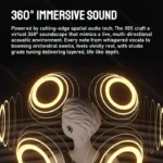 Monster AuraFit X05 earbuds showing smart touch control area