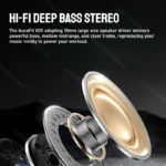 Monster AuraFit X05 charging case with dual LED battery display