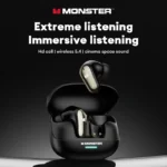 Monster MQT52 TWS Wireless Bluetooth 5.4 Gaming Earbuds - Image 2