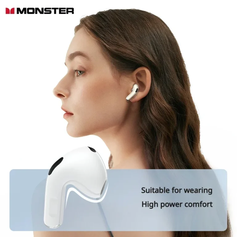 Side view of Monster N-Lite 208 wireless Bluetooth earphones