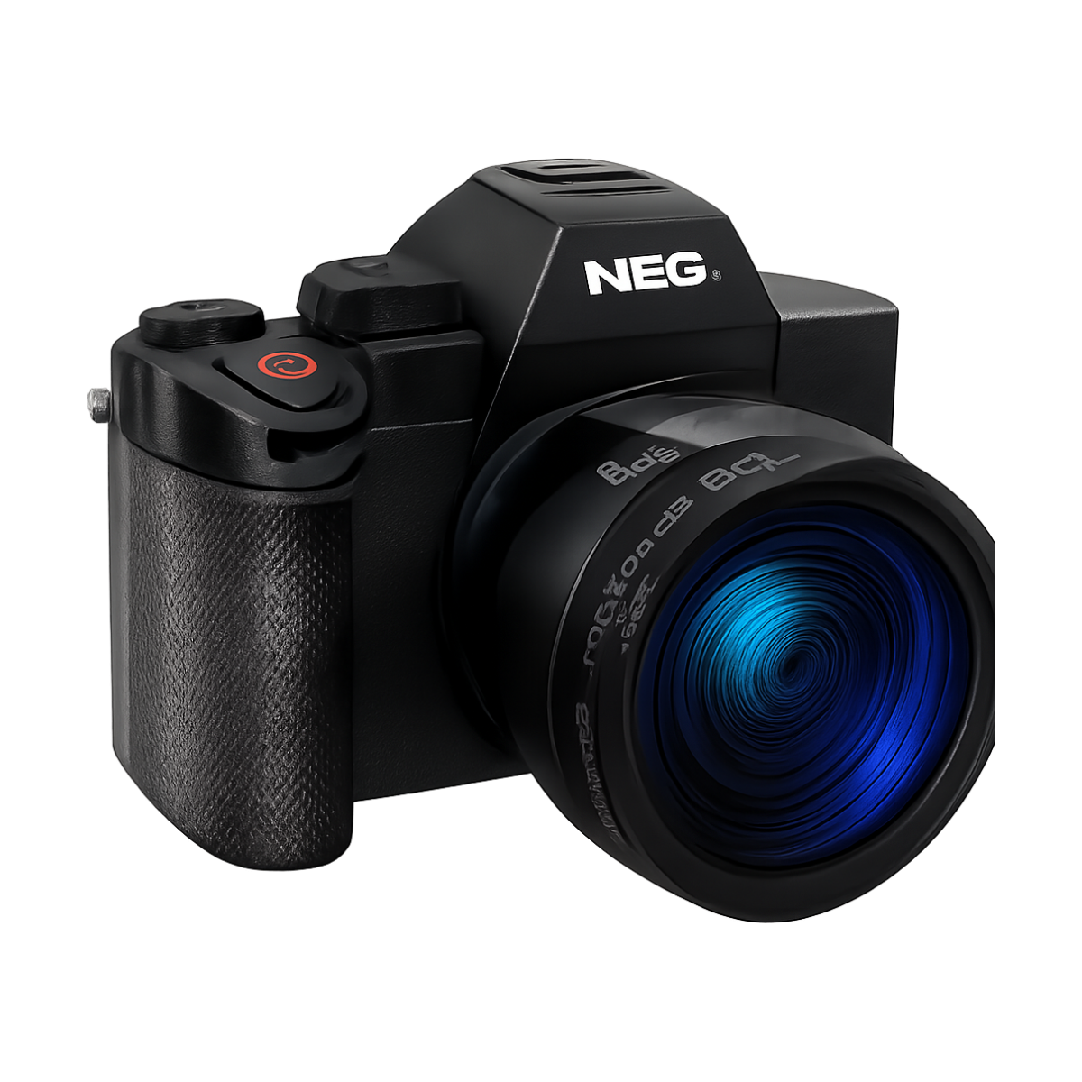 NBD Compact Digital Photography Camera4K Wireless Network Camera Retro Vlog Recorder YouTube 48MP Camera 3″flip Screen-bg-clean Front view of NBD 48MP digital camera with 3 inch flip screen