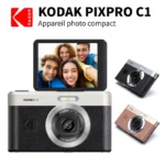 Side angle of Kodak PIXPRO C1 camera showcasing compact design