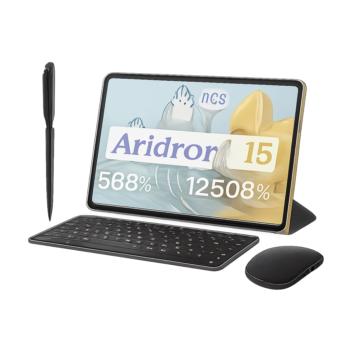 NEW Tablet Teclast T60 AI Allwinner A733 Octa-Core 12inch 2K HD TDDI Screen 6GB RAM 128GB ROM Android 15 WiFi6 8000mAh 13MP+5MP-bg-clean Teclast T60 AI 12 inch tablet with 2K HD display and dual cameras