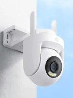 Xiaomi Outdoor Camera CW500 showing weatherproof IP66 design