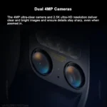 Side angle of Xiaomi CW700S outdoor security camera