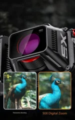 NVC500 mirrorless DSLR camera with 50X digital zoom lens