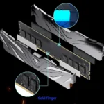 Netac DDR4 dual channel RAM showing 288-pin interface