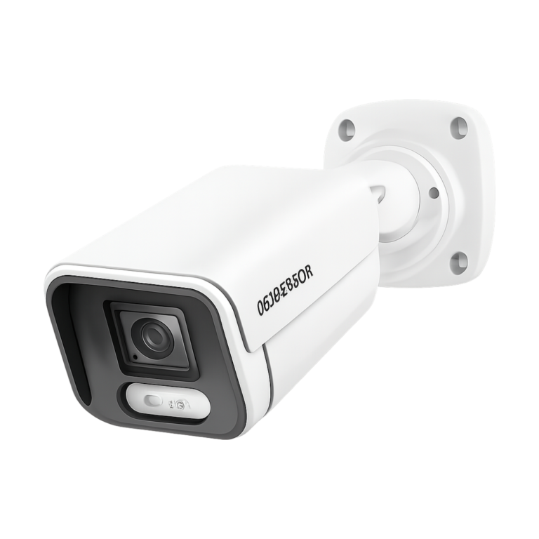 8MP 4K outdoor POE IP bullet security camera with audio and color night vision