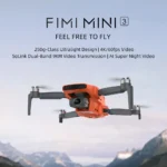 Fimi Mini 3 drone folded with 3-axis gimbal and 4K camera