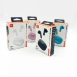 Side view of JBL Wave Flex 2 wireless earphones