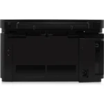 Back view of stainless steel M126a multifunction printer