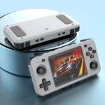 Side angle of BOYHOM R36H portable game console