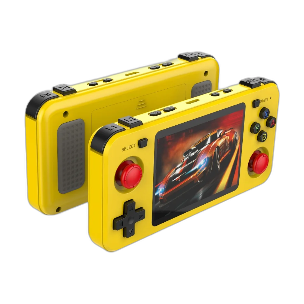 New R36H Retro Handheld Game Console Open Source Portable Pocket Video Player 64GB 128GB 3.5 Inch Kids Gift Christmas gift-bg-clean BOYHOM R36H retro handheld game console front view