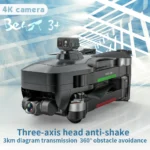 Top view of SG906 Max1 Beast 3+ drone highlighting brushless motors