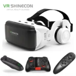 Shinecon Pro VR Glasses front view with black ABS frame