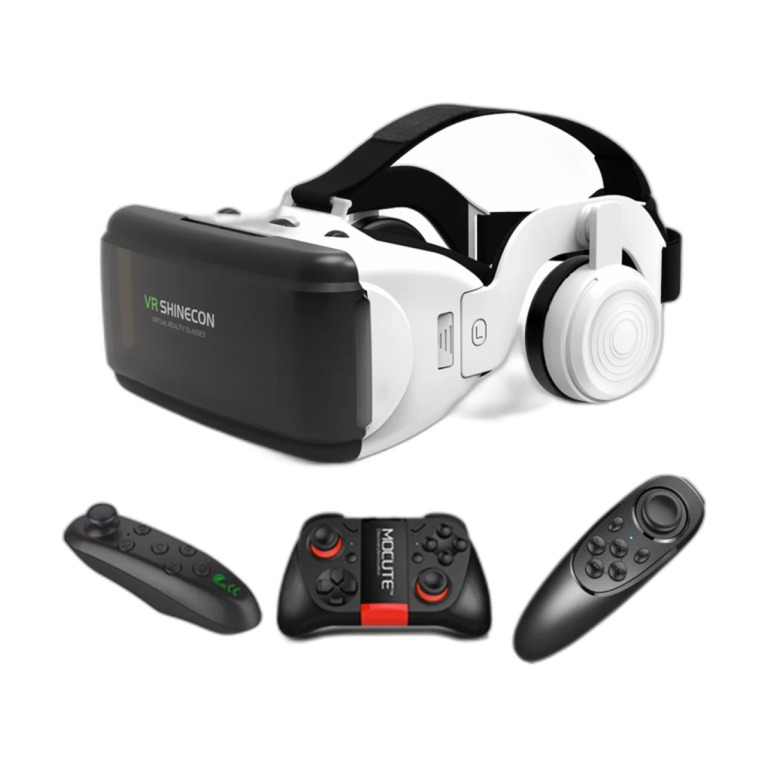 Shinecon Pro VR Glasses front view with black ABS frame