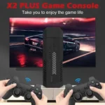Two 2.4G wireless controllers included with X2 Plus Game Stick