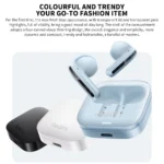 Xiaomi Redmi Buds 6 Vitality Edition white earbuds displayed on white background