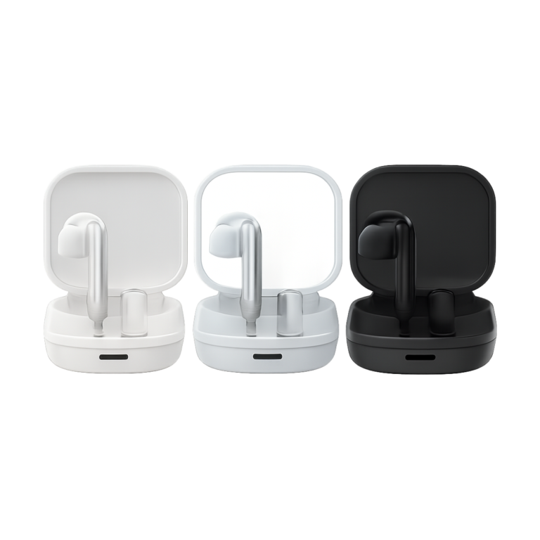 Xiaomi Redmi Buds 6 Vitality Edition wireless earbuds in charging case