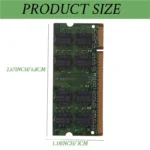 2GB DDR2 800MHz PC2-6400 SO-DIMM laptop RAM showing pins