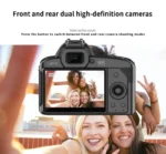 Erilles D5 digital camera with SD card slot visible