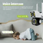 Neye 1080P Dual Lens WiFi Outdoor IP Security Camera - Image 6