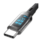 OOZCC USB A to Lightning cable with LCD watt display