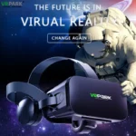 Front view of J20 virtual reality 3D glasses for iOS and Android