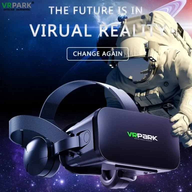 Front view of J20 virtual reality 3D glasses for iOS and Android