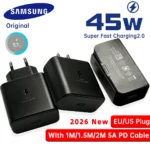 Original Samsung 45W USB-C fast charger adapter black