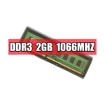 2GB DDR3 1066MHz PC3 8500U desktop RAM module