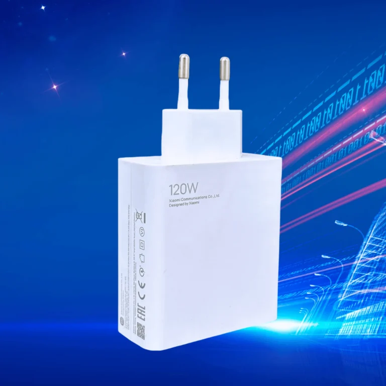 Xiaomi 120W charger USB Type-C port close-up