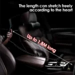 Stretchable spring design of 120W Type C cable in use