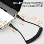 Flexible TPU material on 120W fast charge Type C cable