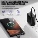 Samsung Galaxy fast charger with USB Power Delivery port