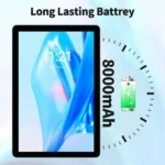 Close-up of PRITOM TAB11 dual cameras and ultra-narrow bezels