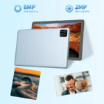 PRITOM TAB11 tablet rear view showing 8MP camera