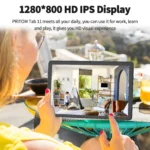 PRITOM TAB11 tablet accessories including keyboard, mouse, and stylus