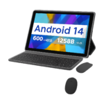PRITOM TAB11 Android 15 Tablet front view with keyboard and mouse