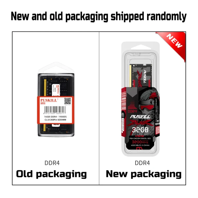 Close-up of PUSKILL Killblade SODIMM memory module