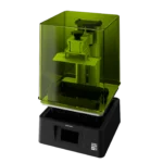 Side angle of Phrozen Sonic Mini 8KS 3D printer showing build area