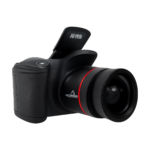 Erilles portable DSLR camera front view with wide-angle lens