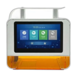 Portable handheld fiber laser marking printer with 7-inch touchscreen