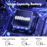 Pritom kids tablet display showing colorful screen